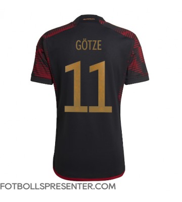 Tyskland Mario Gotze #11 Borta Matchtröja VM 2022 Kortärmad